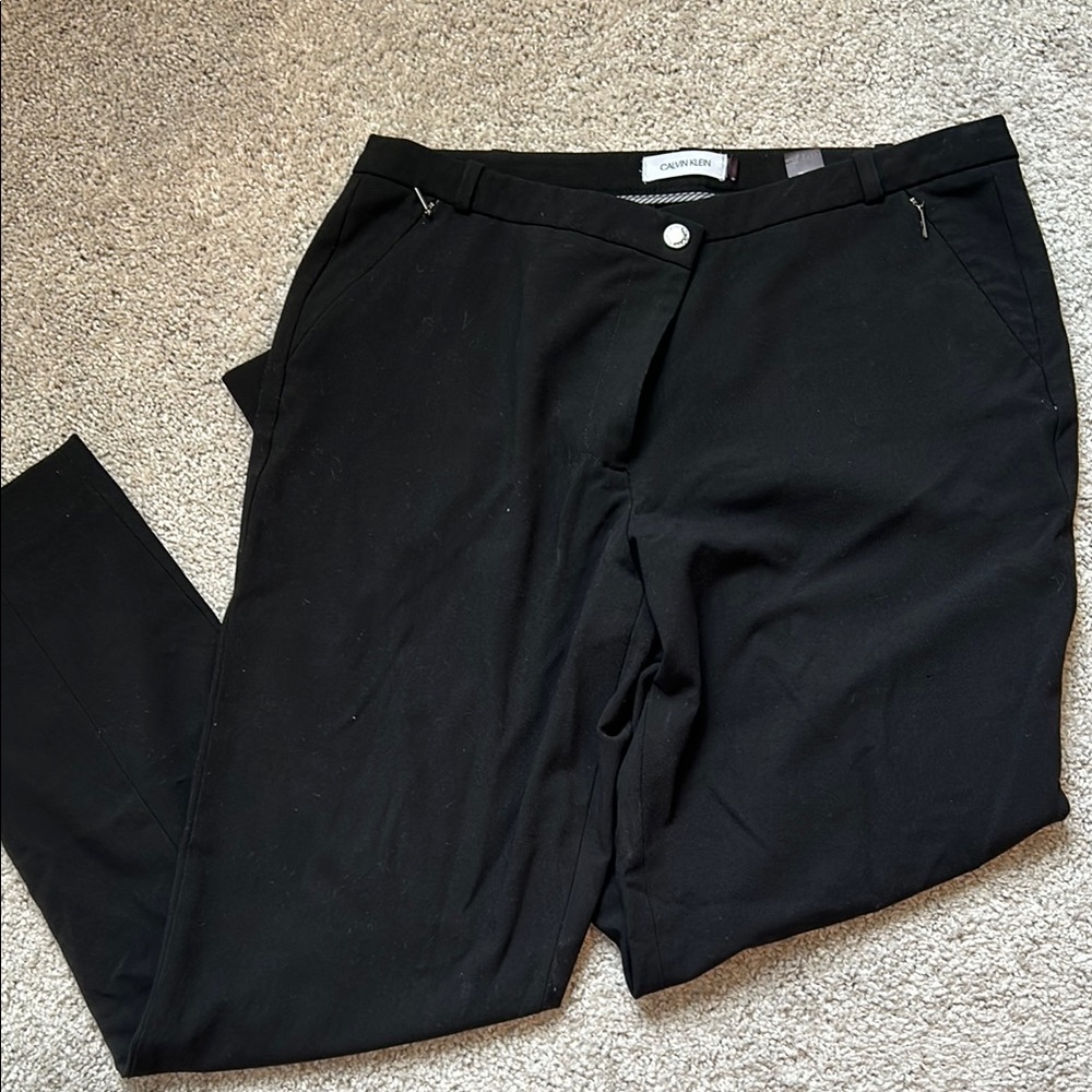 Calvin Klein Black Dress Pants/ Suit Pants